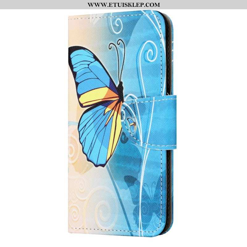 Etui Folio do iPhone 15 Motyle